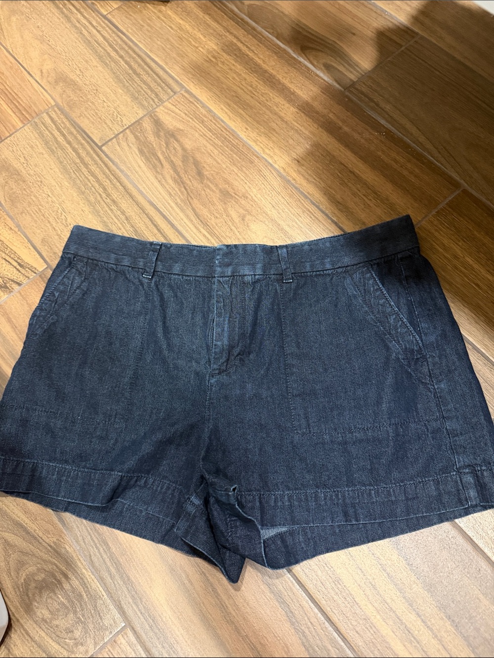 LOFT Dark Indigo Denim Shorts